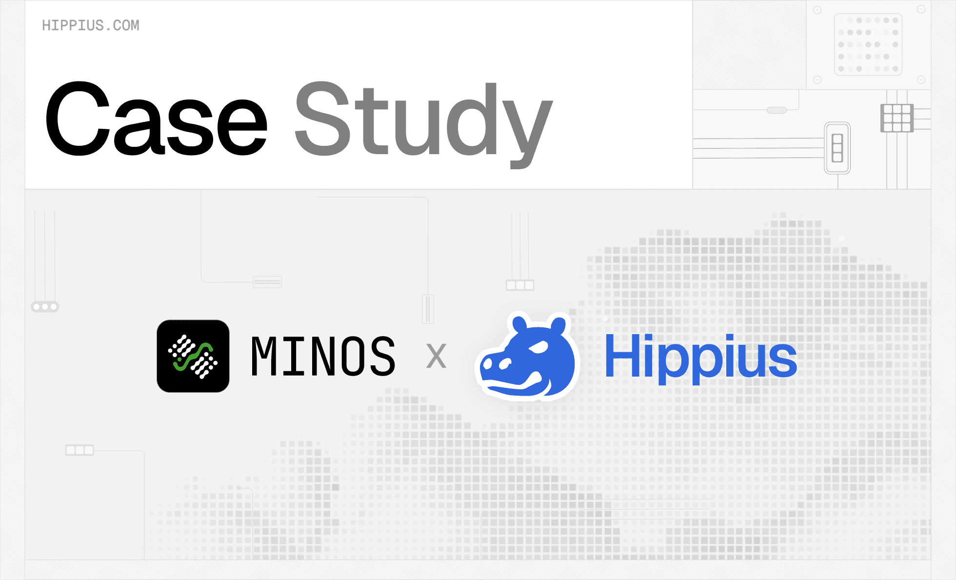Header image for Hippius article about how Minos uses their S3 storage services.