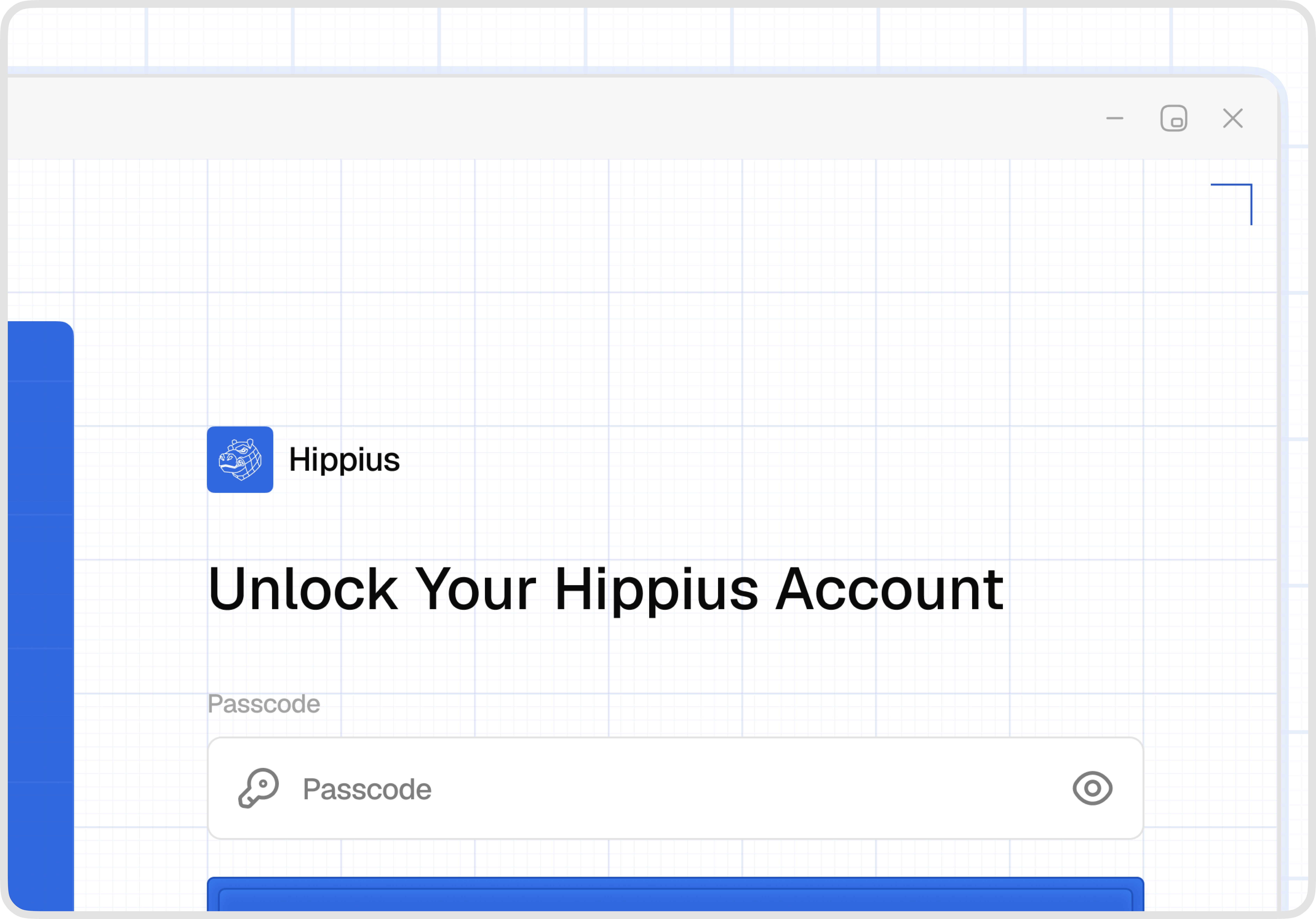 Secure your account with passcode