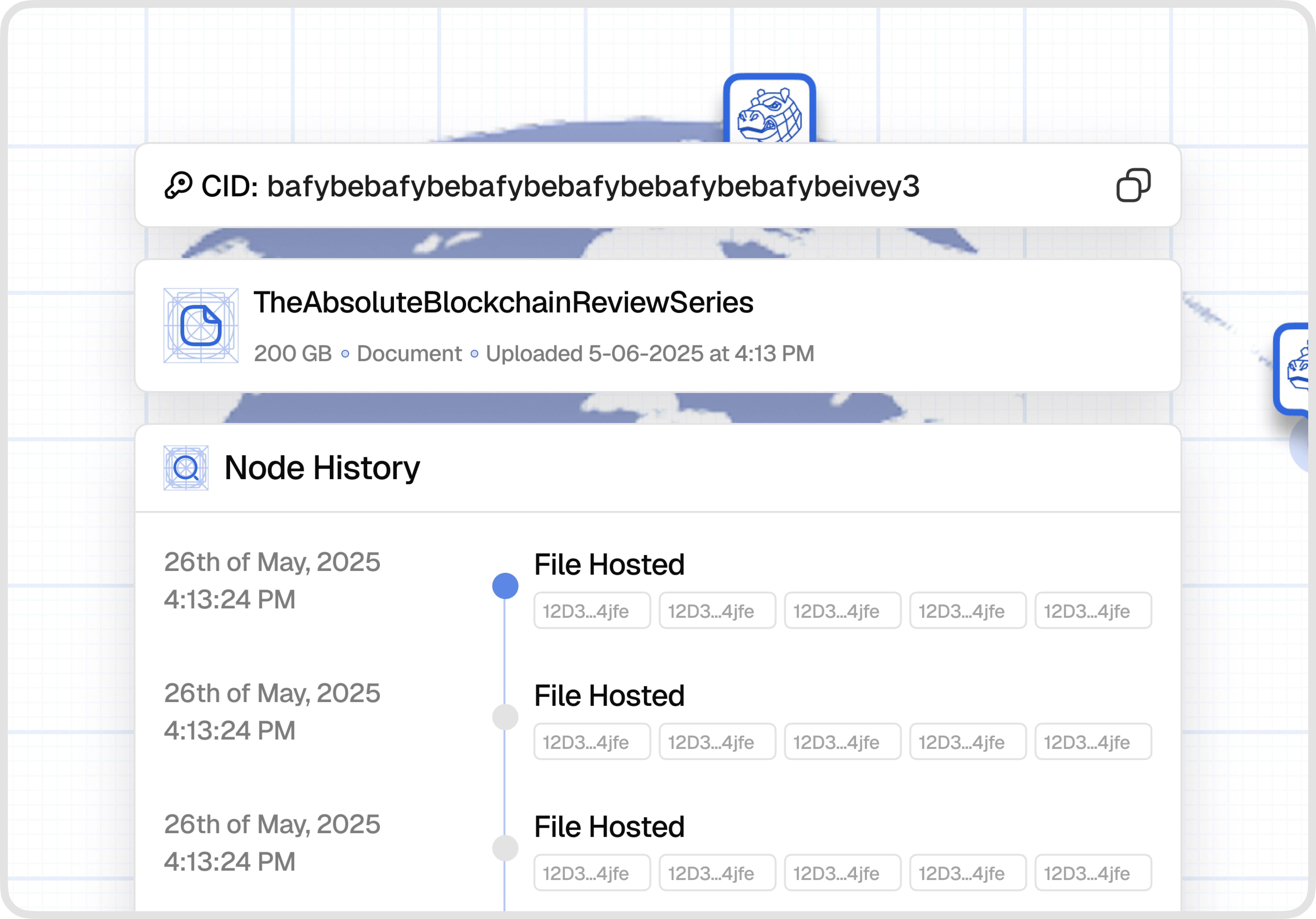 Always know where your files are with our tracker
